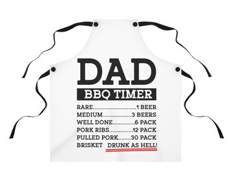 Dad facts Grill Apron Chef Apron Kitchen Apron Fathers Day Gift for dad Gift for him Gift for bonus dad Funny Grill apron Chef Gift