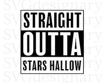 Stars Hallow (Gilmore Girls TV Show, Jess, Lukes Diner, Connecticut, Coffee, T-shirt, Shirt) SVG PNG Download