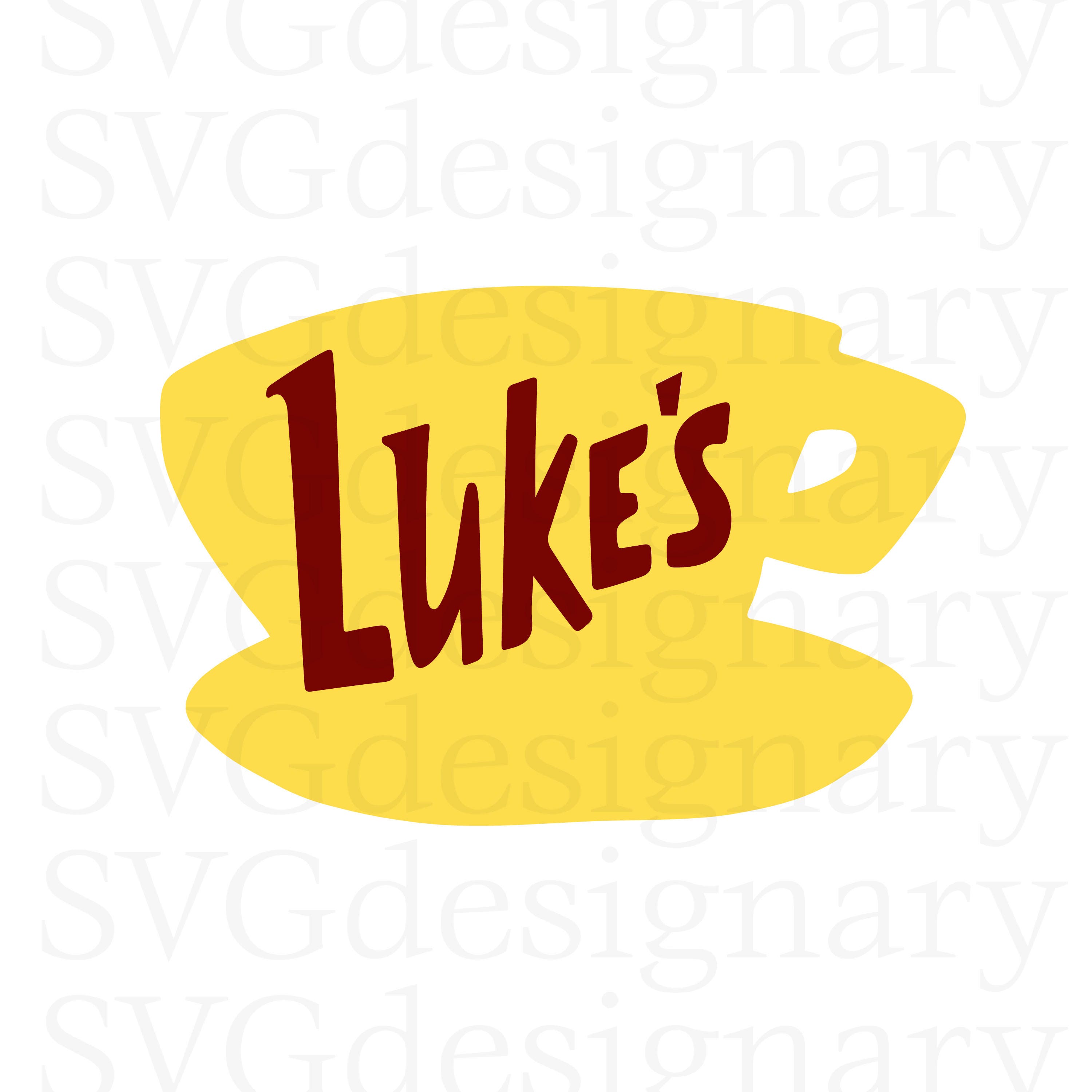 LUKE/'S Kids Boys T-Shirt Gilmore Luke Danes Girls Diner Cafe Symbol Sign Logo