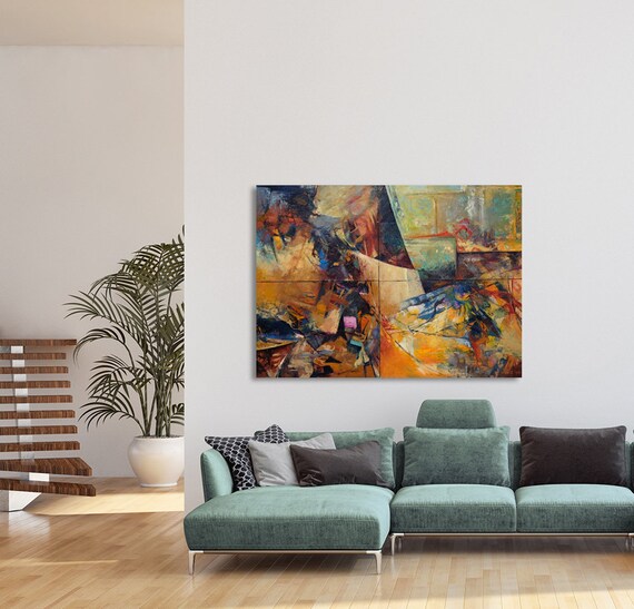 Extra Large Wall Art Abstract Painting on Canvas Large - Etsy