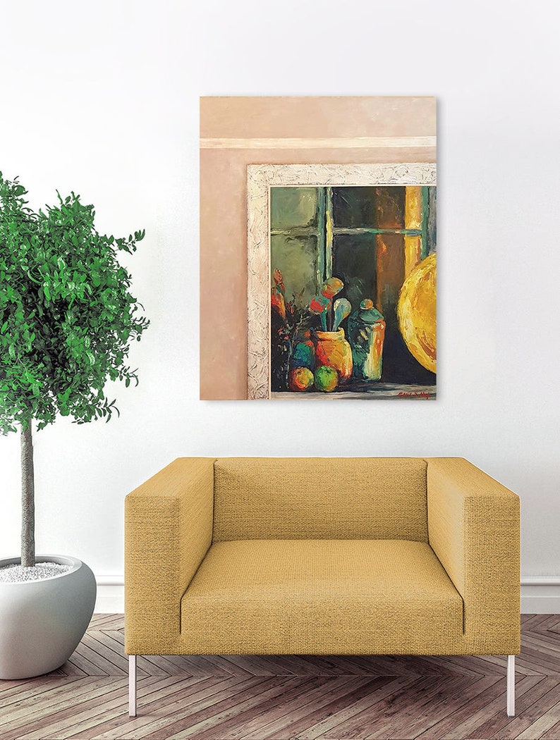 Still Life Painting Kitchen Painting Canvas Oil Painting Etsy