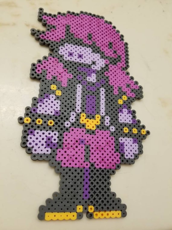 Deltarune Susie Perler Bead Art | Etsy