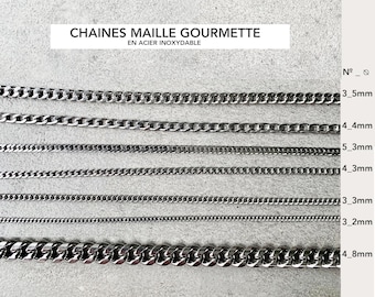 Stainless steel curb chain