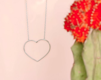 Collier Coeur Minimaliste en Argent 925 sterling