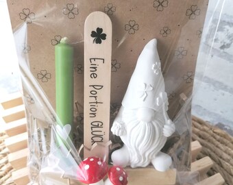 Gift set, candle, kraft paper, souvenir, gift idea, lucky charm, to go gift