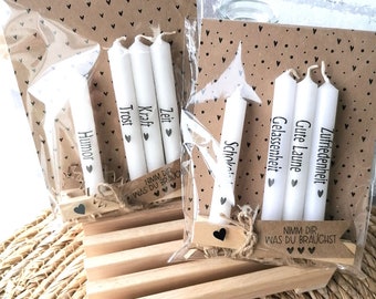 Take what you need, gift set, candle, kraft paper, souvenir, gift idea,