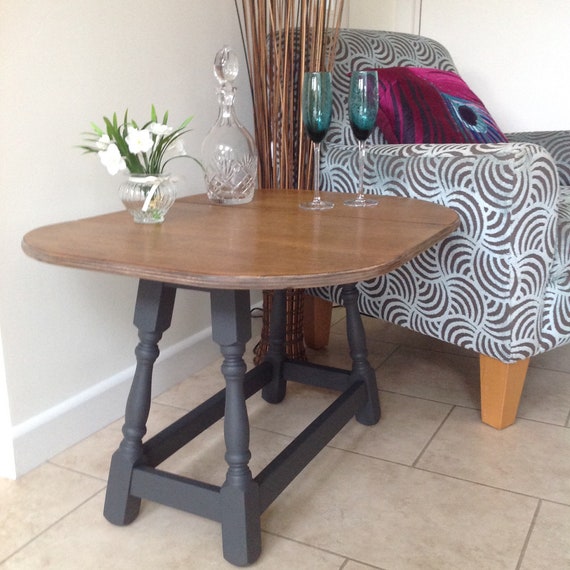 Sold Example Oak Swivel Top Side Coffee Table With