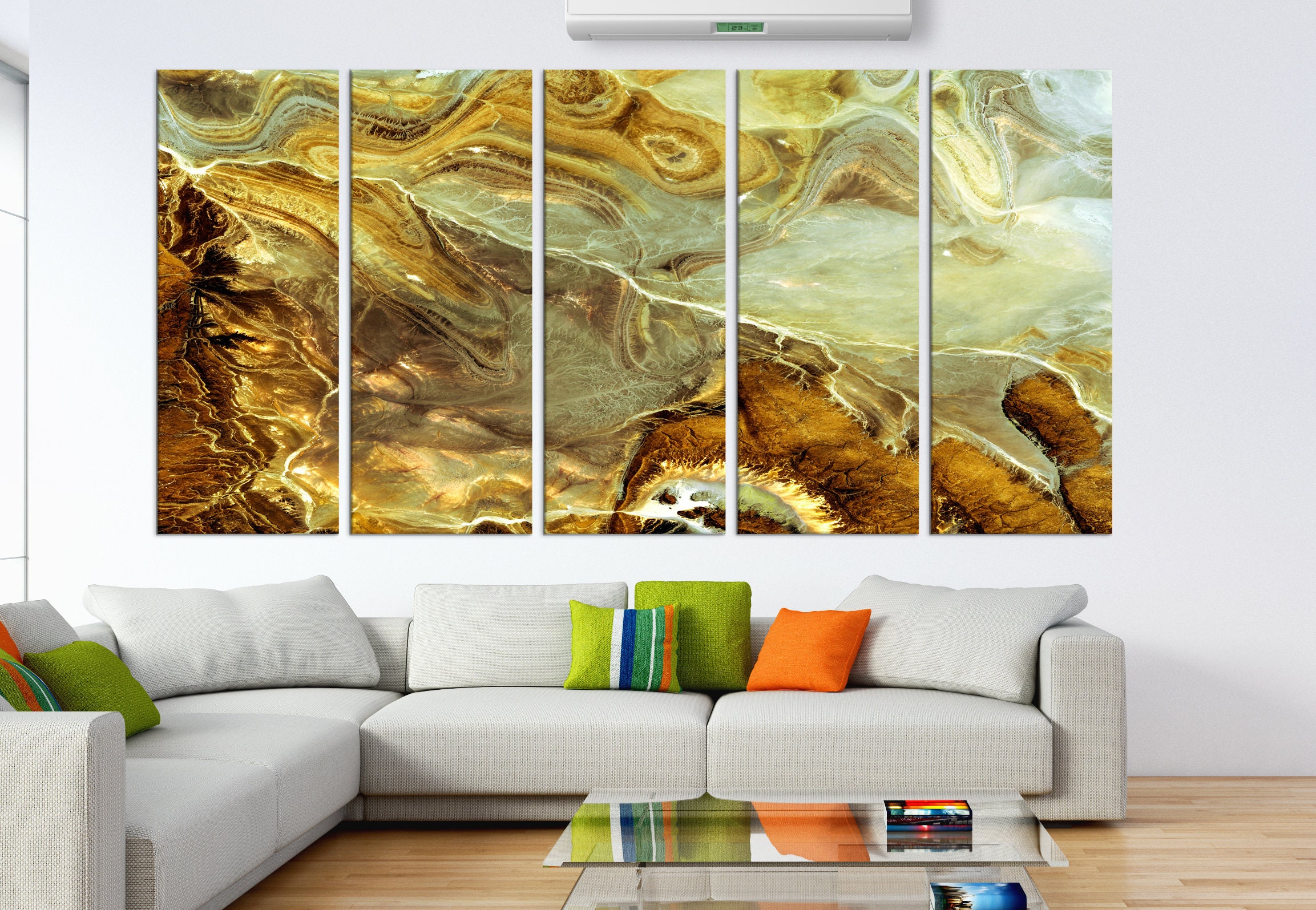 Marble Wall art canvas print Marble wall decor marble print Etsy