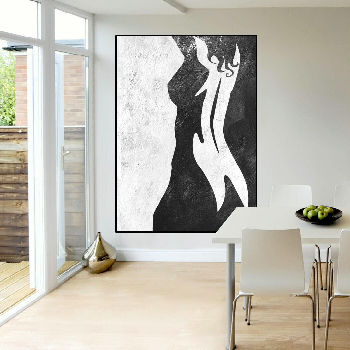 Abstract Nude Woman Painting Original Abstract Painting Acrylic 