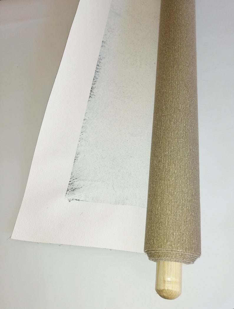 Pintura abstracta minimalista en blanco y negro con silueta de rostro de mujer, pintura minimalista neutra grande moderna, decoración de pared contemporánea de gran tamaño imagen 10