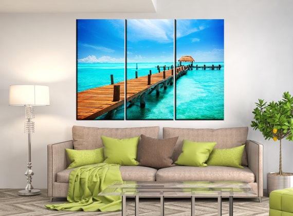 Download Grosser strand leinwand wandkunst For iPhone