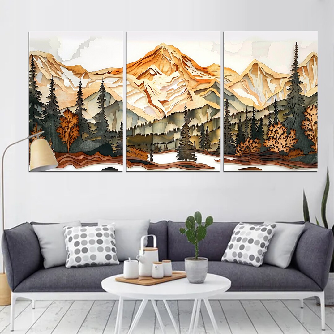 アンティーク　絵画　自然　山　木 アンティーク More 山の湖畔 肉筆 油彩画 油絵 風景画 金縁額縁