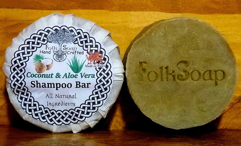 Shampoo Bar Coconut Milk and Aloe Vera with Vanilla. The Best Natural Shampoo (and Conditioner) in Wales by a Hopeful Home.