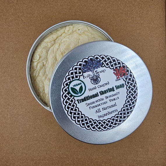 Traditional Shaving Soap in a Tin with Vitamin-e