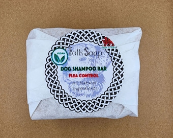 Folk Soap Natural Dog Shampoo Soap Bar 170 g