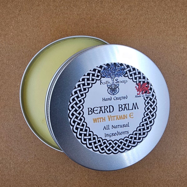 Beard Balm For Men, All Natural Conditioning with Sandalwood & Patchouli