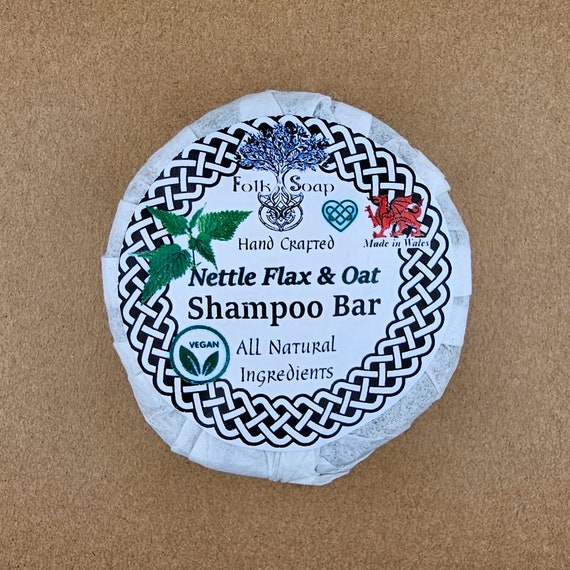 Shampoo Bar Nettle with Oats, Flax, Peppermint and Tea Tree Oil 110 g