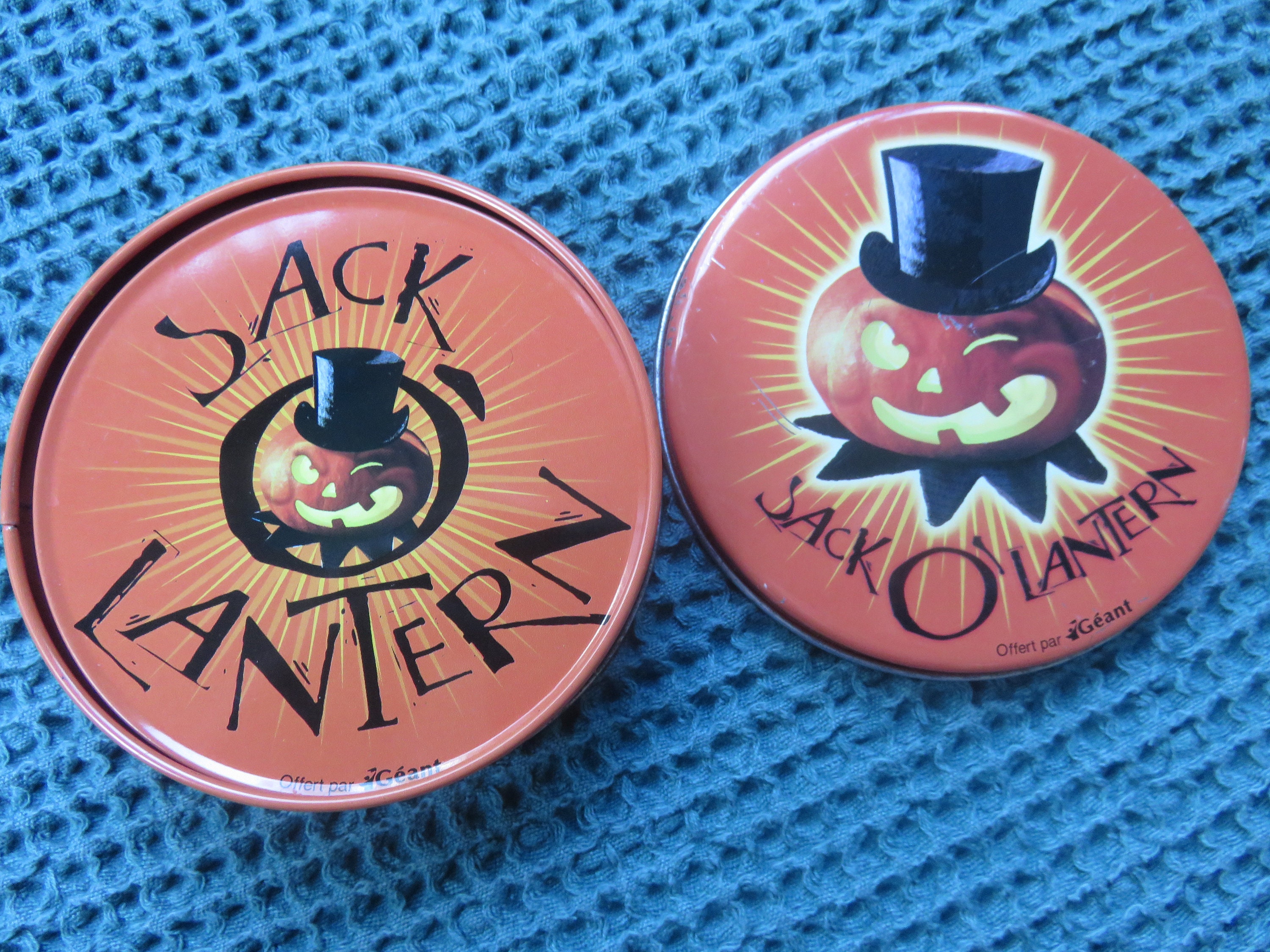 Sous Verres Halloween, Sous Jack 0'lantern