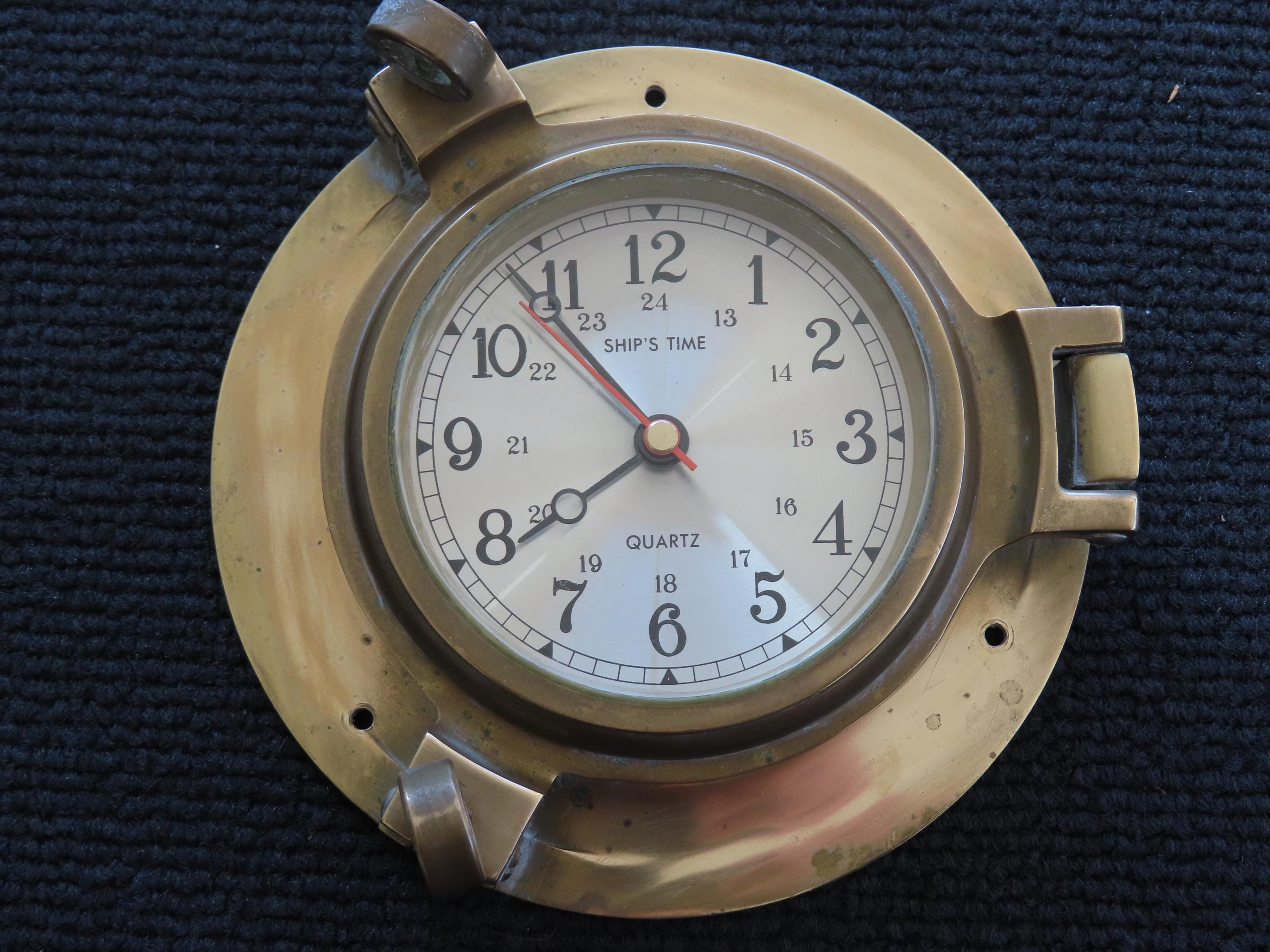 Ships Time Quartz Clock - Etsy