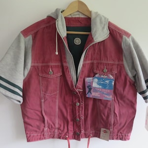 Echte Vintage Lee Cooper Kapuzenjacke mit kurzen Ärmeln, Modell 1973