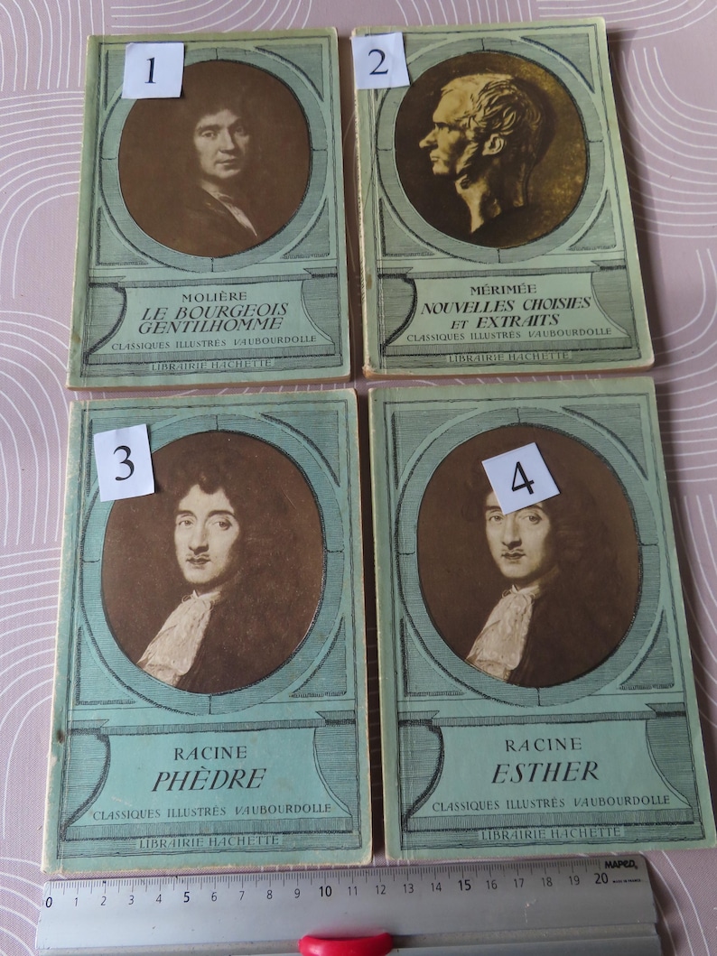 Classics French Illustrated Vaubourdolle, 30 '40', Hachette Edition, Collector, For Lovers of Ancient Texts, Gift Idea image 2