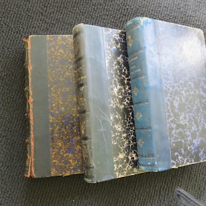 Trio of Bound Books, Late 19th Century, France