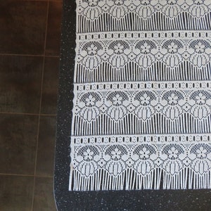 Brise Vue, Brise bise, Fringe Curtain, Vintage