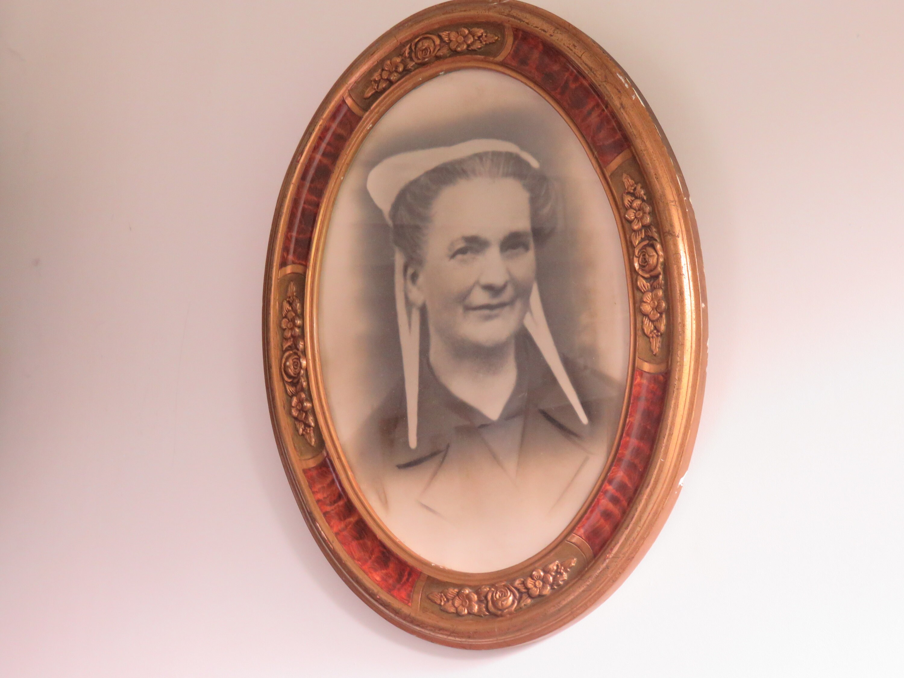 Ancien et Grand Cadre Ovale , Epoque Napoléon Iii