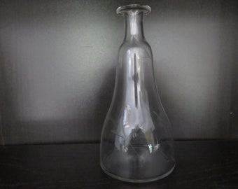 Antique Carafe in Chiselled Crystal, France, 19th Century, Gift