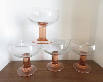 Set of 4 Rosaline Cups, 1980s, France