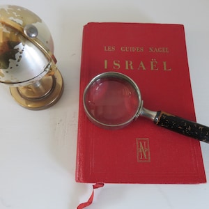 Livre Ancien,Guide de Voyage Nagel, Israël , Livre d'Histoire et de Géographie , Edition 1953 ,Collector