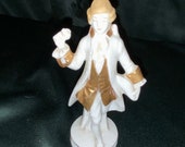 Dresden Carl Thieme Male Figurine 19 With Gold Vest ca. 1880s