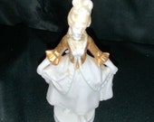 Dresden Carl Thieme Female Figurine 75 With Gold Vest ca. 1880s