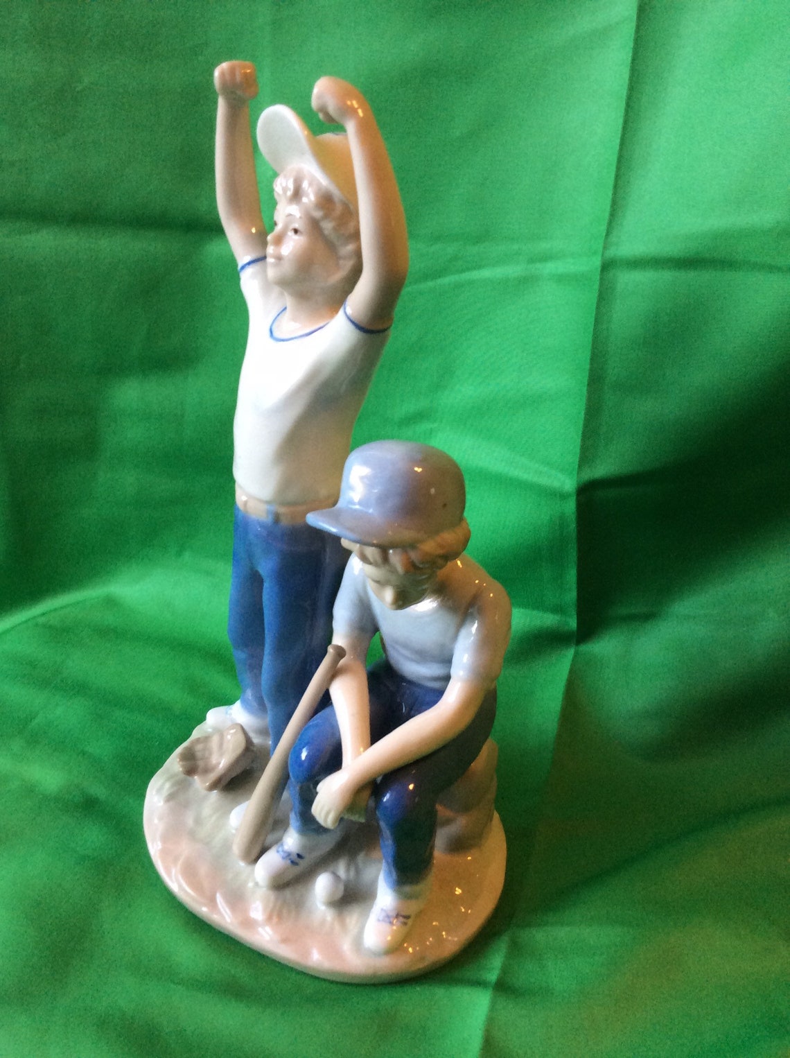 Meico Paul Sebastian Porcelain Home Run Figurine Ca. 1989 Etsy