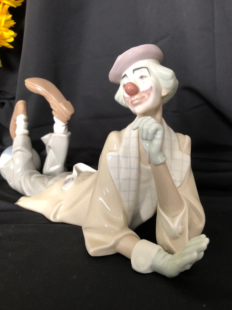 Lladro Porcelain Figurine Clown 4618 ca. 1970 by Salvador Etsy