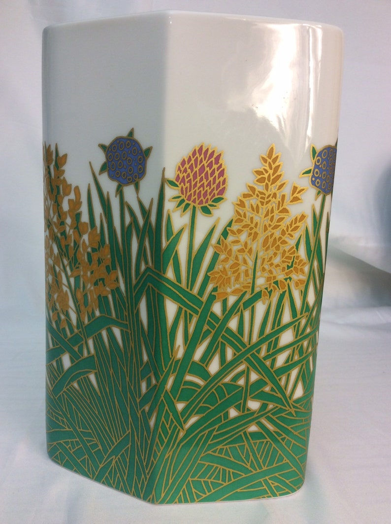 Rosenthal Studio Linie Thisel Signed W. Bauer Vase Etsy