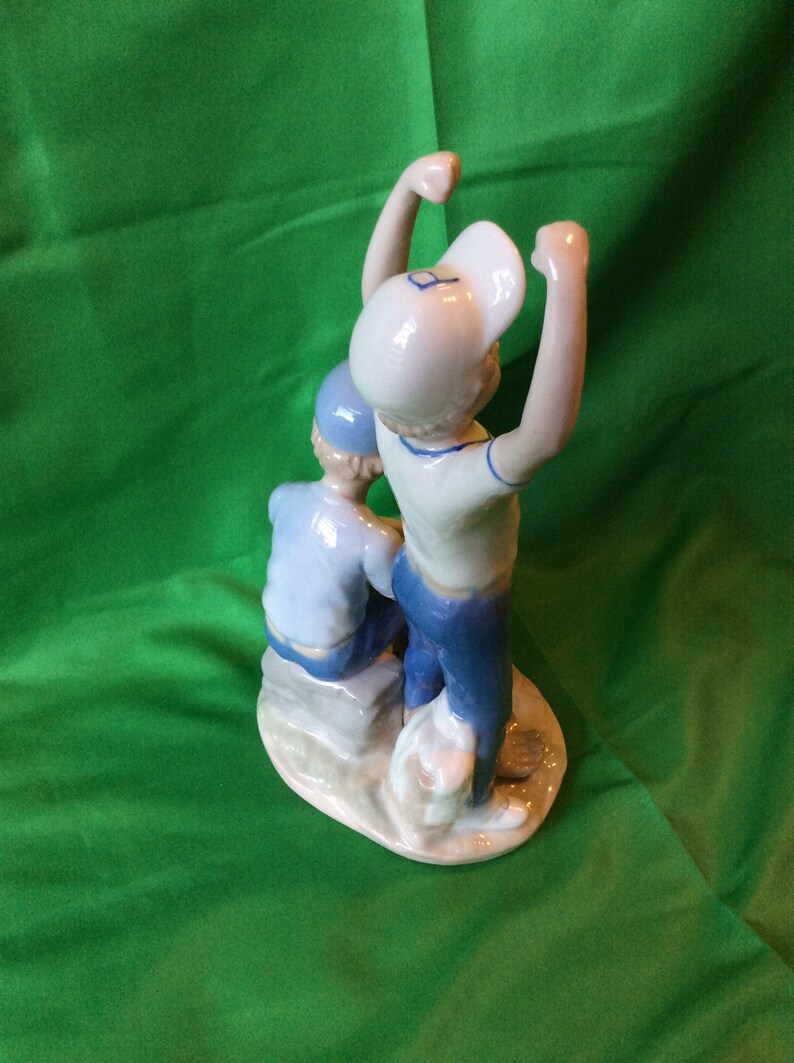 Meico Paul Sebastian Porcelain Home Run Figurine Ca. 1989 Etsy
