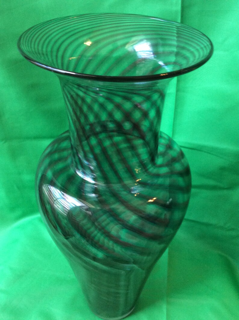 Young and Constantin Contemporary Art Glass Vase Signed & Etsy