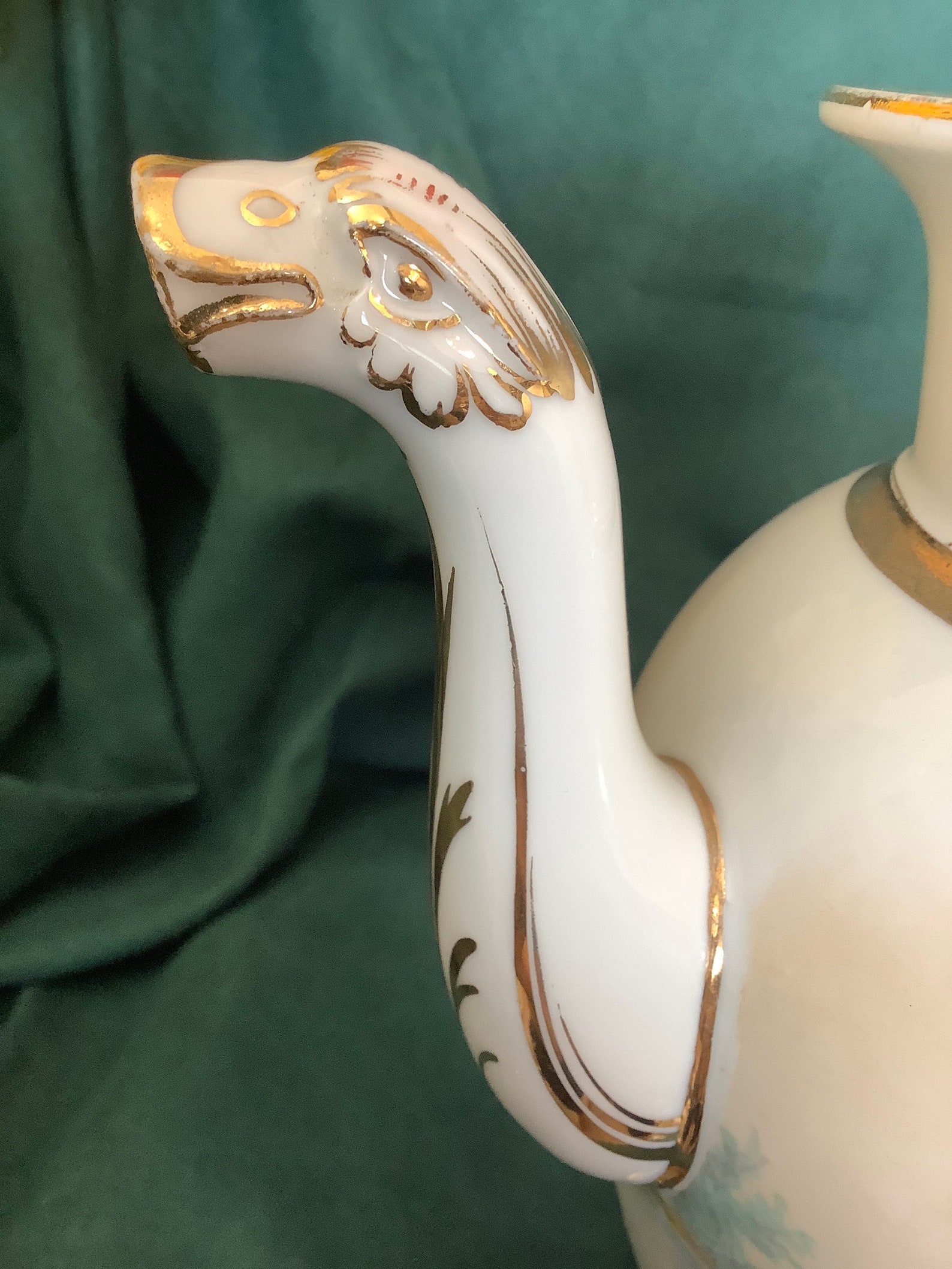 Meissen Dragon Spout Coffee Pot Victorian Horsemen Etsy