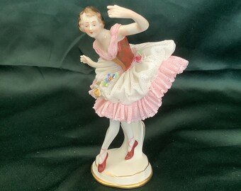 Alka Dresden Porcelain Figurine Dancer Ballerina |