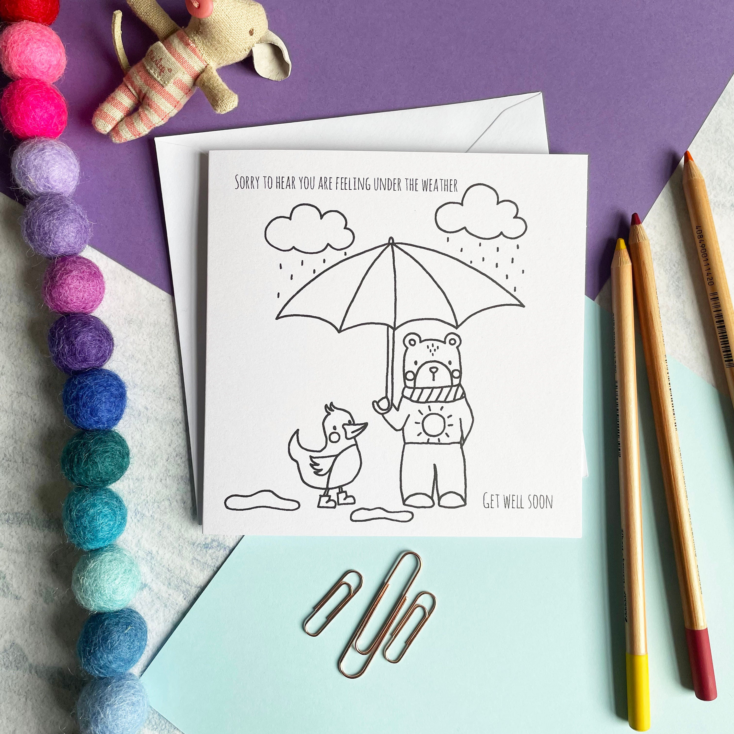 Get Well Soon Card Ideas For Kids