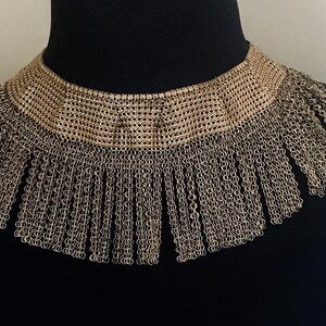 Antike Mesh Statement Mesh Halskette