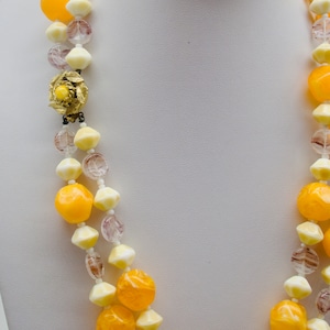 Vintage Yellow and Orange Beads