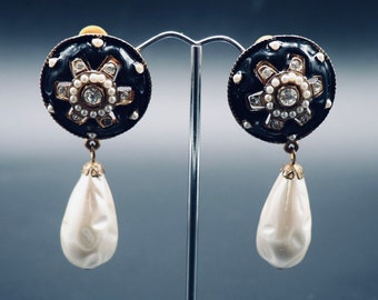 Vintage Perlen Ohrringe