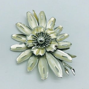 Large Vintage Coro Flower Brooch
