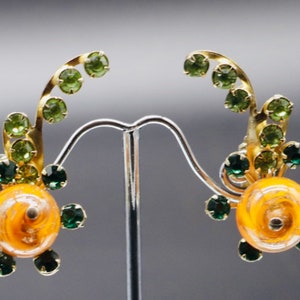 Vintage Orange Earrings