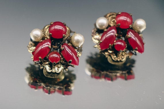 4 paires de boucles d’oreilles clips selon photo (Gebraucht) in Charmey