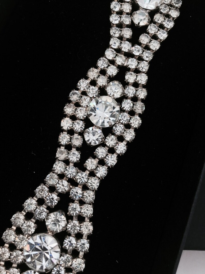 1950's Ice Rhinestone Bracelet image 3