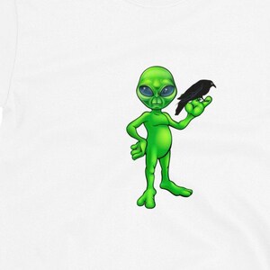 Alien Crow Short-Sleeve Unisex T-Shirt
