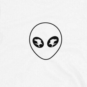 Alien Crow Short-Sleeve Unisex T-Shirt